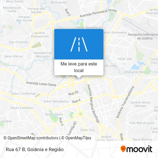 Rua 67 B mapa