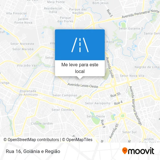 Rua 16 mapa
