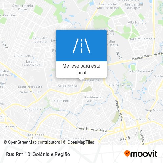 Rua Rm 10 mapa