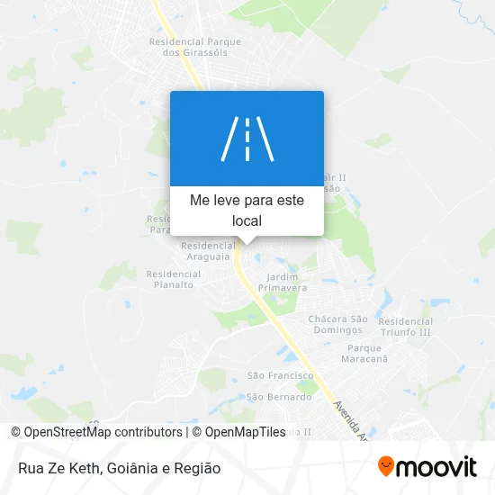 Rua Ze Keth mapa