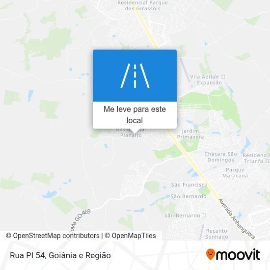 Rua Pl 54 mapa
