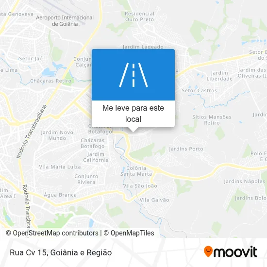 Rua Cv 15 mapa