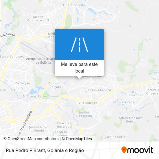 Rua Pedro F Brant mapa