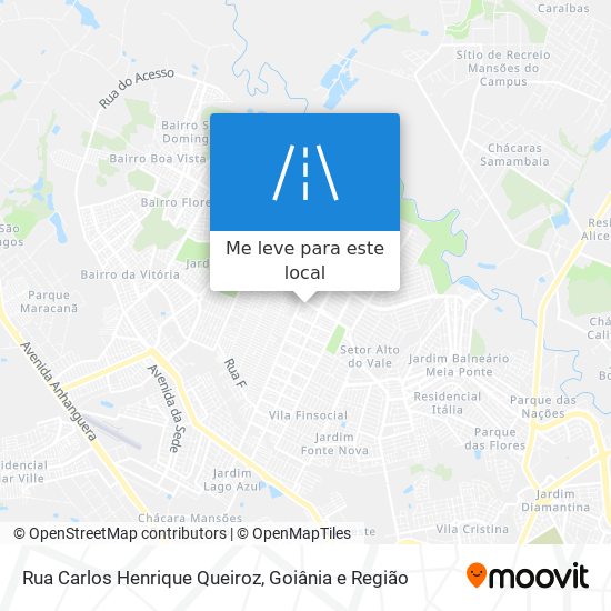 Rua Carlos Henrique Queiroz mapa