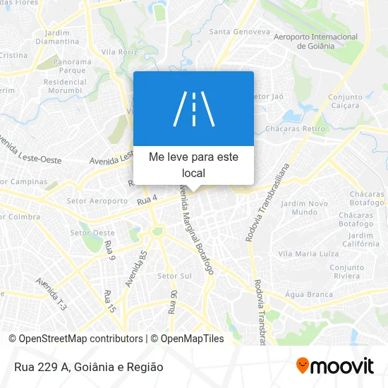 Rua 229 A mapa