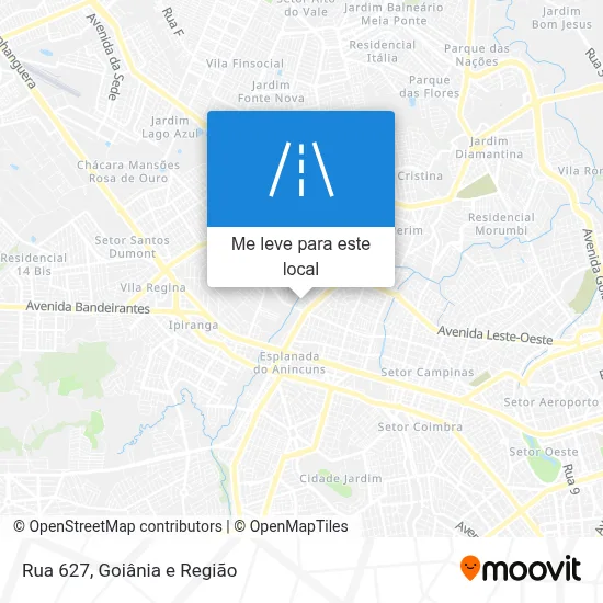 Rua 627 mapa