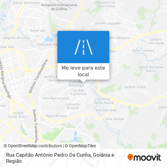 Rua Capitão Antônio Pedro Da Cunha mapa