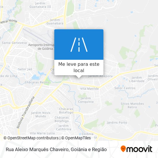 Rua Aleixo Marquês Chaveiro mapa