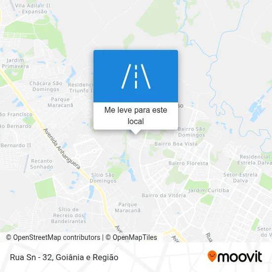 Rua Sn - 32 mapa
