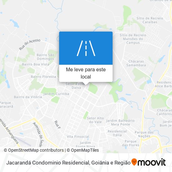 Jacarandá Condominio Residencial mapa