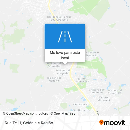 Rua Tc11 mapa