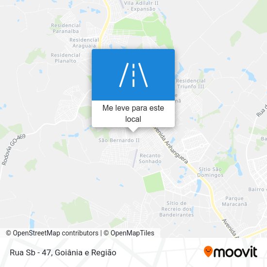 Rua Sb - 47 mapa