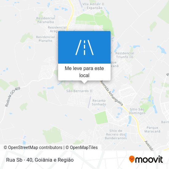 Rua Sb - 40 mapa