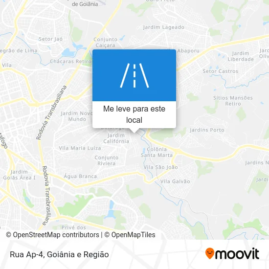 Rua Ap-4 mapa
