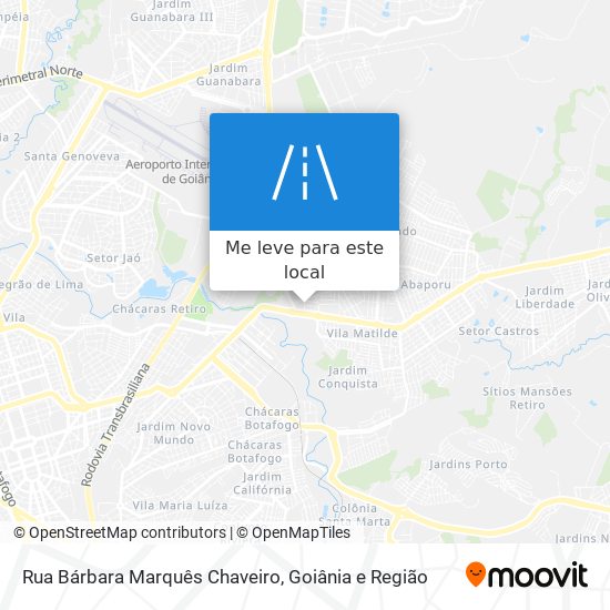 Rua Bárbara Marquês Chaveiro mapa