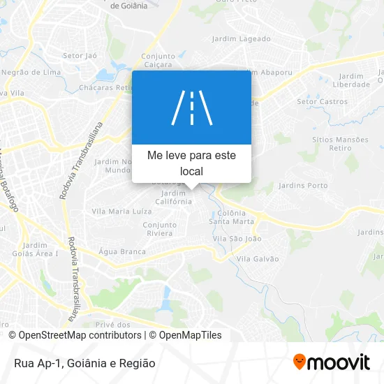 Rua Ap-1 mapa