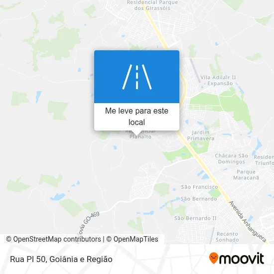 Rua Pl 50 mapa