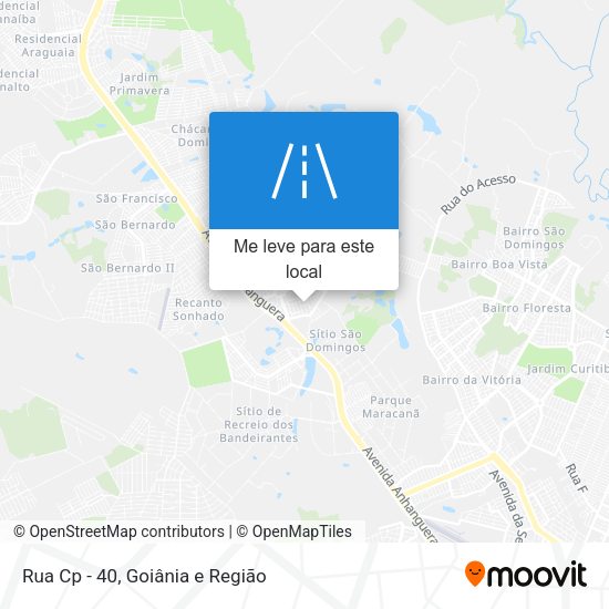 Rua Cp - 40 mapa