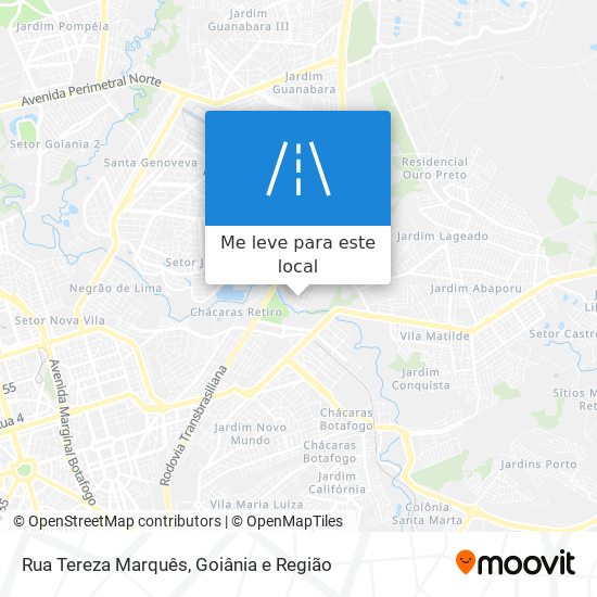 Rua Tereza Marquês mapa