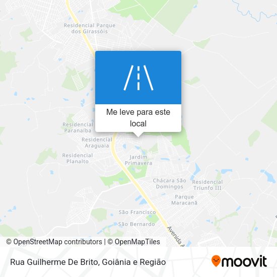 Rua Guilherme De Brito mapa