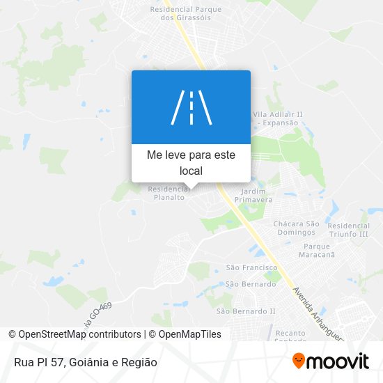 Rua Pl 57 mapa