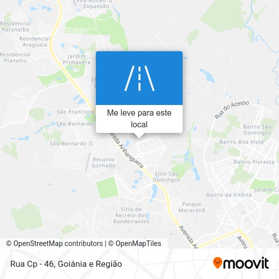 Rua Cp - 46 mapa