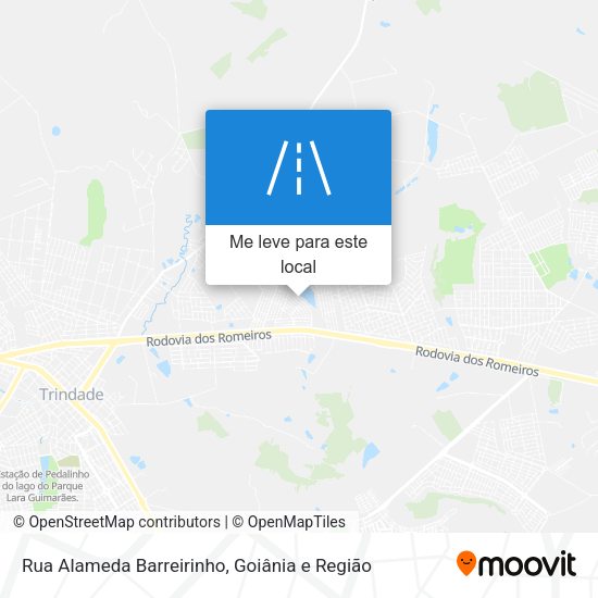 Rua Alameda Barreirinho mapa