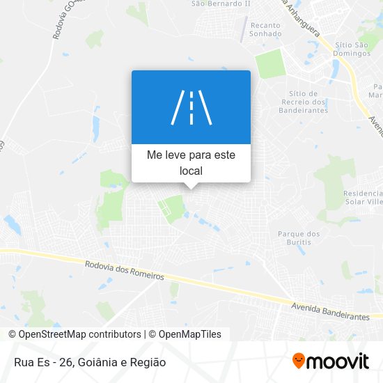 Rua Es - 26 mapa