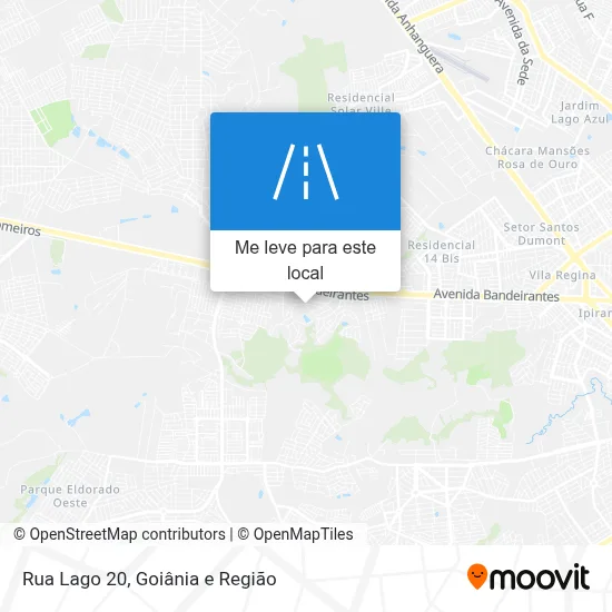 Rua Lago 20 mapa