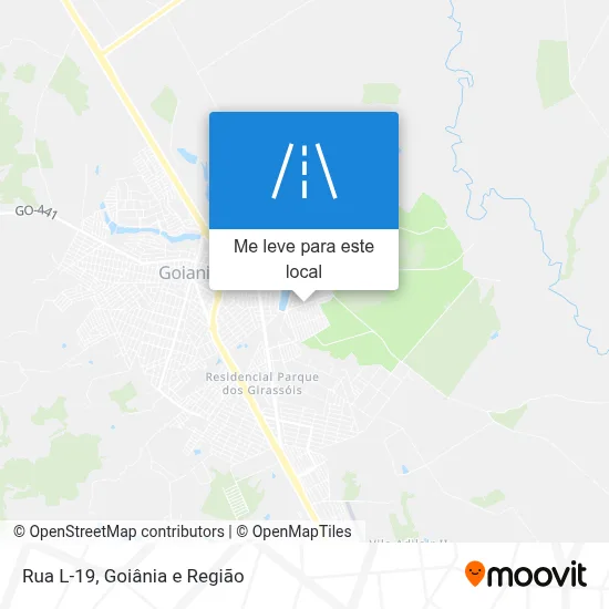 Rua L-19 mapa