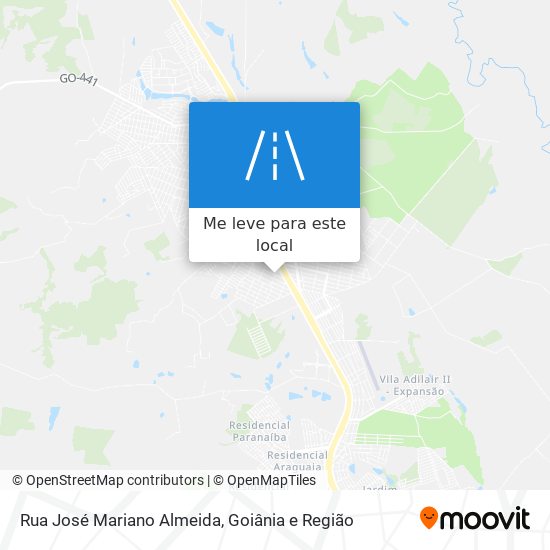 Rua José Mariano Almeida mapa