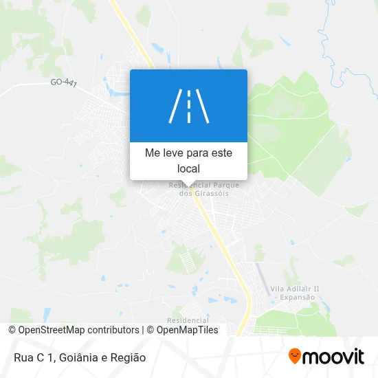 Rua C 1 mapa