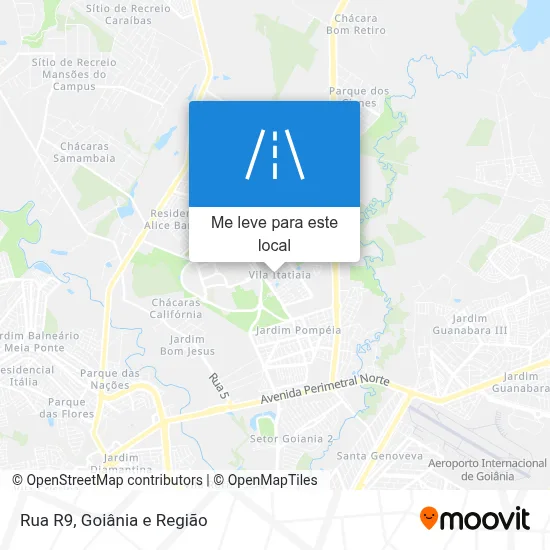 Rua R9 mapa