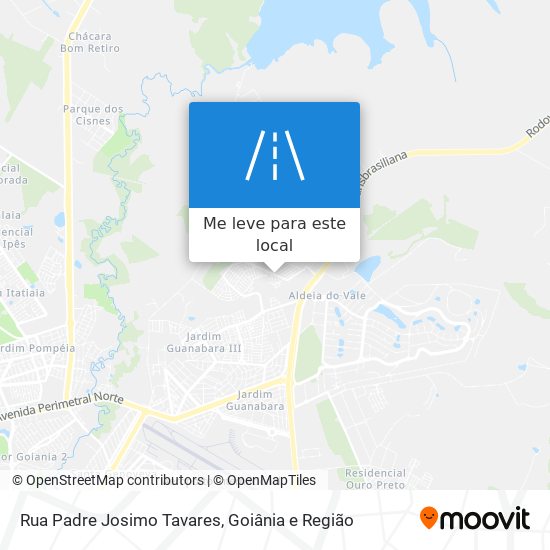 Rua Padre Josimo Tavares mapa