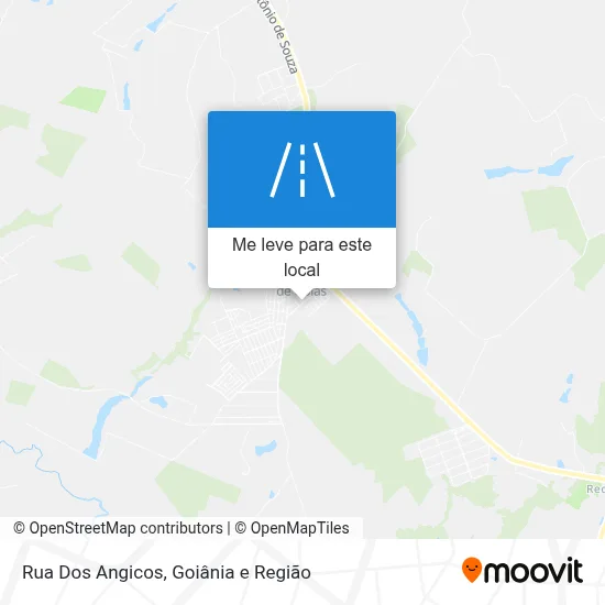 Rua Dos Angicos mapa