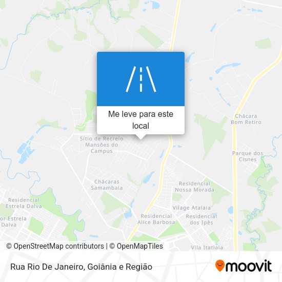 Rua Rio De Janeiro mapa