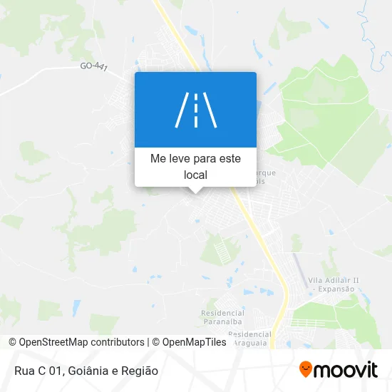 Rua C 01 mapa