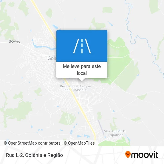 Rua L-2 mapa