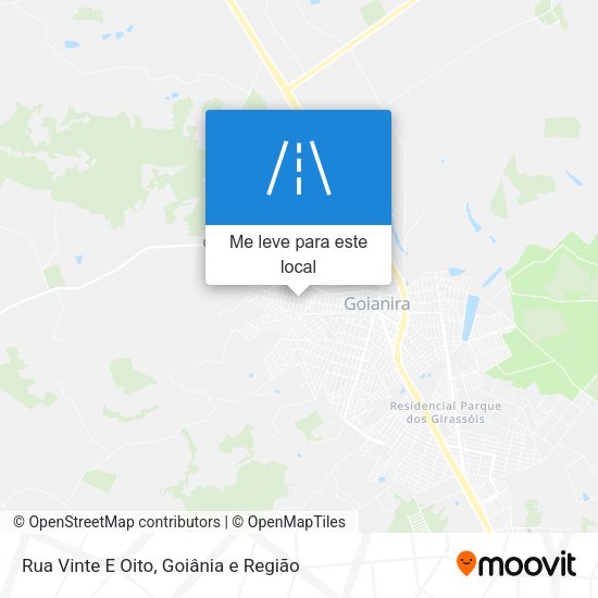 Rua Vinte E Oito mapa