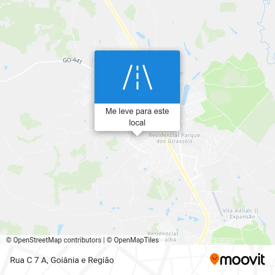 Rua C 7 A mapa