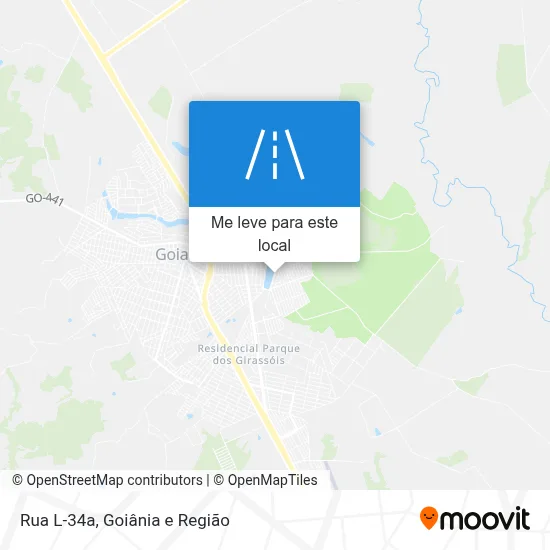 Rua L-34a mapa