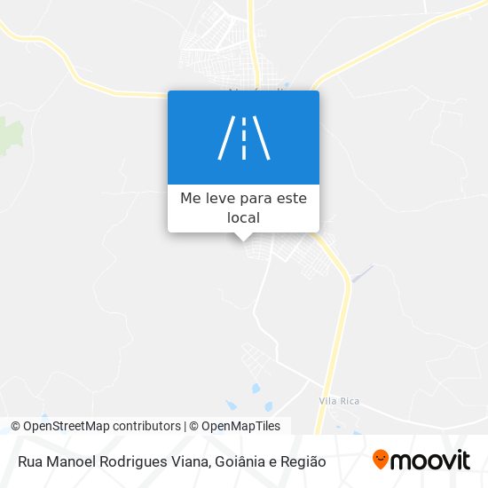 Rua Manoel Rodrigues Viana mapa