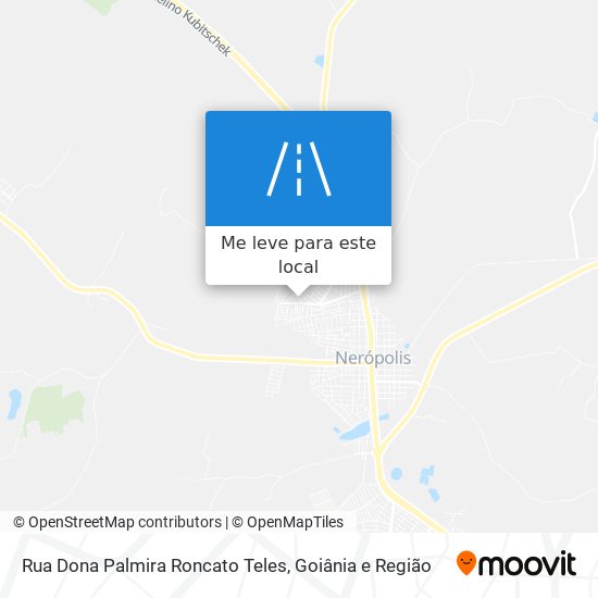 Rua Dona Palmira Roncato Teles mapa