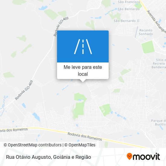 Rua Otávio Augusto mapa