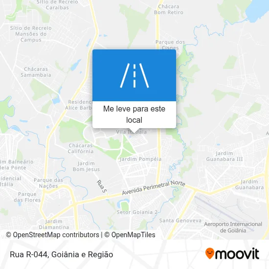 Rua R-044 mapa