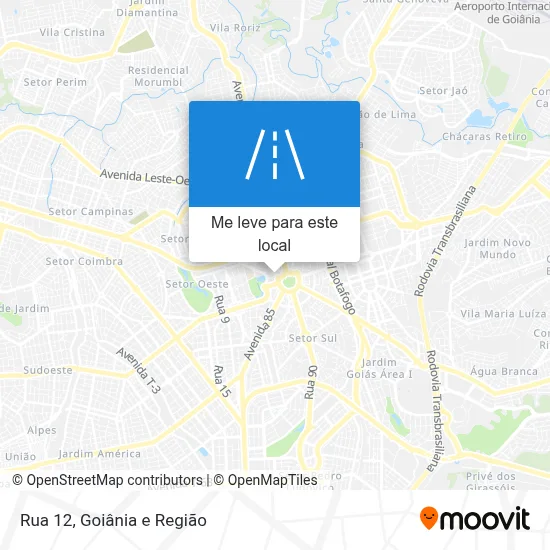 Rua 12 mapa