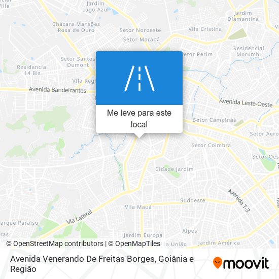 Avenida Venerando De Freitas Borges mapa