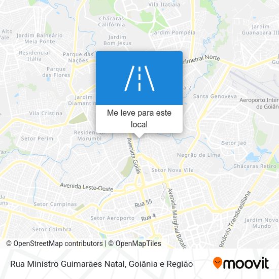 Rua Ministro Guimarães Natal mapa