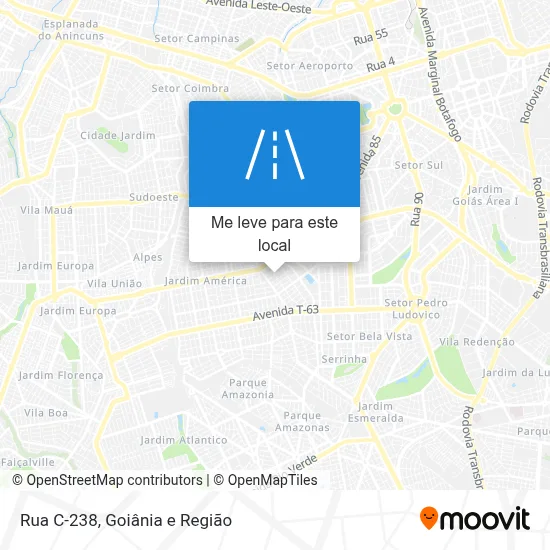 Rua C-238 mapa