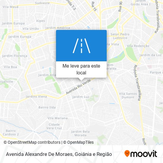 Avenida Alexandre De Moraes mapa